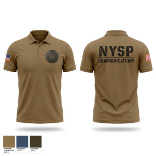 Short Sleeve Performance Polo, NYSP Communications, Police, Teamtime, Team time, sublimation, custom sports apparel, team uniforms, spirit wear, spiritwear, sports uniforms, custom shirts, team store, custom team store, fundraiser sports, apparel fundraiser