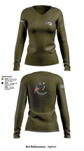 Human Smuggling 75508558 Women's Long Sleeve V-neck Shirt - 4