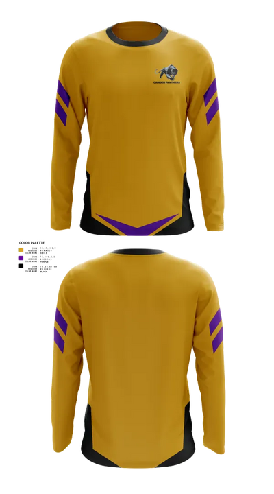 Camden Panthers 73764314 Long Sleeve Performance Shirt 1