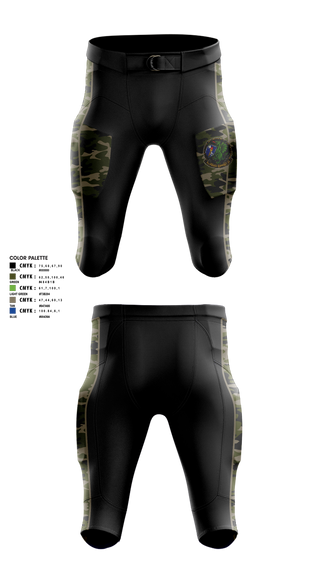 Integrated Football Pants, Minot First Sergeants, Air Force, Teamtime, Team time, sublimation, custom sports apparel, team uniforms, spirit wear, spiritwear, sports uniforms, custom shirts, team store, custom team store, fundraiser sports, apparel fundraiser