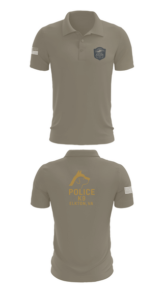 Short Sleeve Performance Polo, Elkton Police, Police, Teamtime, Team time, sublimation, custom sports apparel, team uniforms, spirit wear, spiritwear, sports uniforms, custom shirts, team store, custom team store, fundraiser sports, apparel fundraiser