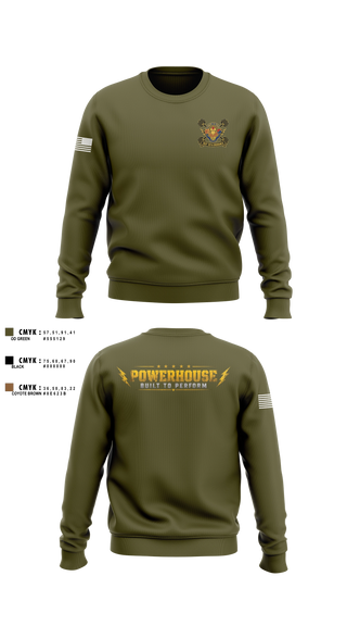 Crew Neck Sweatshirt, 59th ORD BDE, Army, Teamtime, Team time, sublimation, custom sports apparel, team uniforms, spirit wear, spiritwear, sports uniforms, custom shirts, team store, custom team store, fundraiser sports, apparel fundraiser