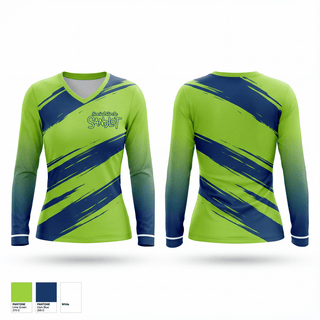 Womens Long Sleeve Vneck Shirt, Social Circle Sandlot, Softball, Teamtime, Team time, sublimation, custom sports apparel, team uniforms, spirit wear, spiritwear, sports uniforms, custom shirts, team store, custom team store, fundraiser sports, apparel fundraiser