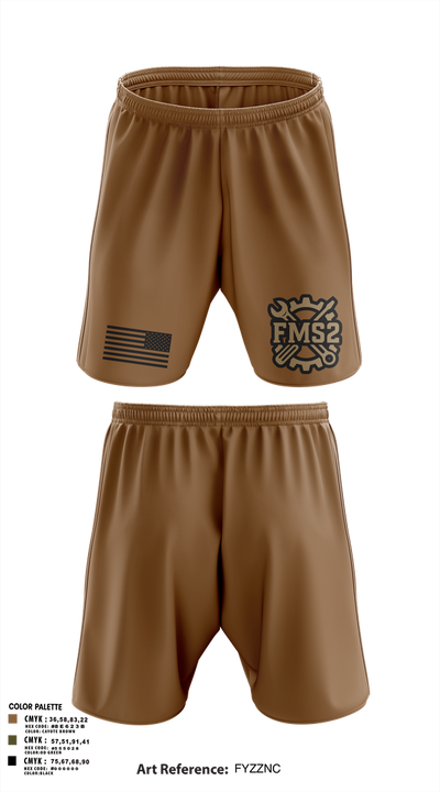 FMS #2 PAARNG 55837415 Athletic Shorts With Pockets - 4
