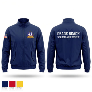 Windbreaker, Osage Beach Fire Protection District Search and Rescue, Fire Department, Teamtime, Team time, sublimation, custom sports apparel, team uniforms, spirit wear, spiritwear, sports uniforms, custom shirts, team store, custom team store, fundraiser sports, apparel fundraiser