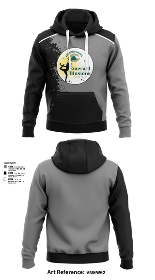 Hoodie, Emerald Illusions Dance Team, Spirit Store, Teamtime, Team time, sublimation, custom sports apparel, team uniforms, spirit wear, spiritwear, sports uniforms, custom shirts, team store, custom team store, fundraiser sports, apparel fundraiser
