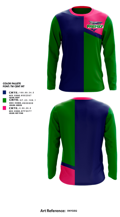 Frenzy 2924476 Long Sleeve Performance Shirt 1