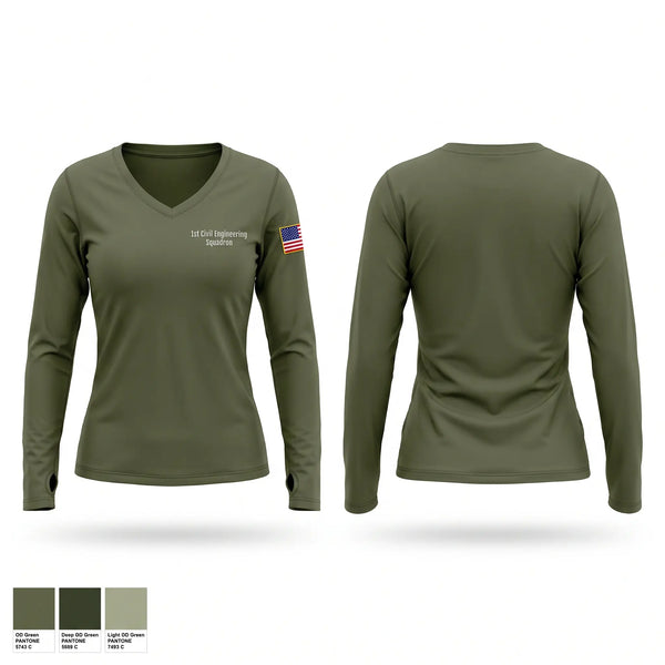 Old School Cotton Feel Shirt, 1st Civil Engineering Squadron, Air Force, Teamtime, Team time, sublimation, custom sports apparel, team uniforms, spirit wear, spiritwear, sports uniforms, custom shirts, team store, custom team store, fundraiser sports, apparel fundraiser