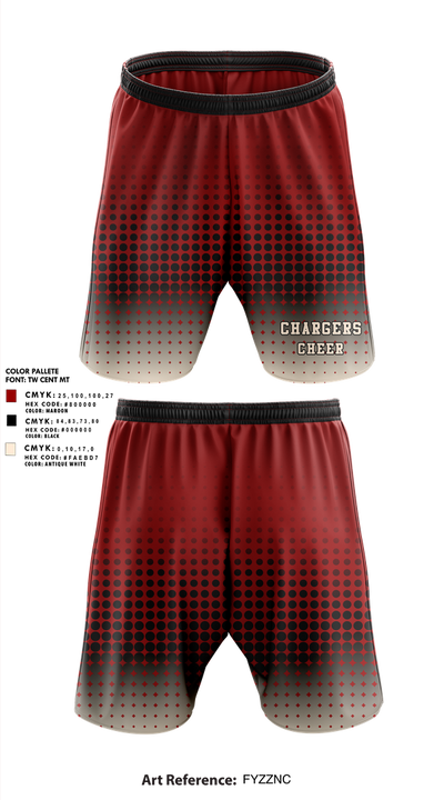 Chargers 40396337 Athletic Shorts With Pockets - 1