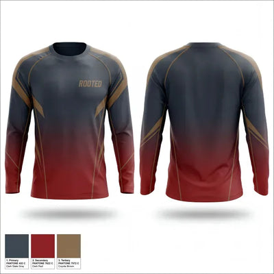 ROOTED 13803660 Long Sleeve Performance Shirt 1
