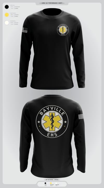 Bayville EMS 33785982 Long Sleeve Performance Shirt 1