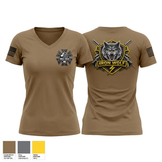 Womens Short Sleeve Vneck Shirt, Veterinary readiness activity, Army, Teamtime, Team time, sublimation, custom sports apparel, team uniforms, spirit wear, spiritwear, sports uniforms, custom shirts, team store, custom team store, fundraiser sports, apparel fundraiser