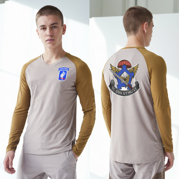 Long Sleeve Performance Shirt, HHC, Brigade Support Battalion 173D IBCT(A), , Teamtime, Team time, sublimation, custom sports apparel, team uniforms, spirit wear, spiritwear, sports uniforms, custom shirts, team store, custom team store, fundraiser sports, apparel fundraiser