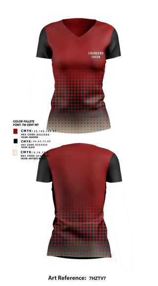 Womens Short Sleeve Vneck Shirt, Chargers, Cheer, Teamtime, Team time, sublimation, custom sports apparel, team uniforms, spirit wear, spiritwear, sports uniforms, custom shirts, team store, custom team store, fundraiser sports, apparel fundraiser