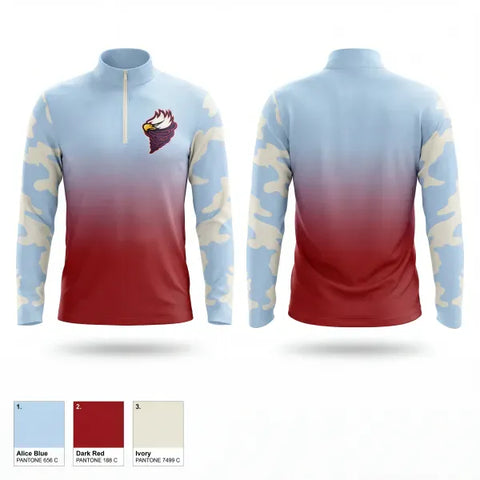 Quarter Zip Jacket, Storm Eagles, Men's Basketball, Teamtime, Team time, sublimation, custom sports apparel, team uniforms, spirit wear, spiritwear, sports uniforms, custom shirts, team store, custom team store, fundraiser sports, apparel fundraiser