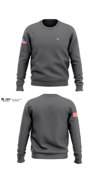 Crew Neck Sweatshirt, Wilkes County EMS, EMS/EMT, Teamtime, Team time, sublimation, custom sports apparel, team uniforms, spirit wear, spiritwear, sports uniforms, custom shirts, team store, custom team store, fundraiser sports, apparel fundraiser
