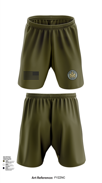 HCPA Swat 1437477 Athletic Shorts With Pockets - 101