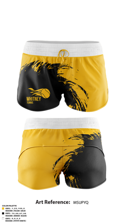 Whitney Boys Tennis 34365674 Track Shorts - 1