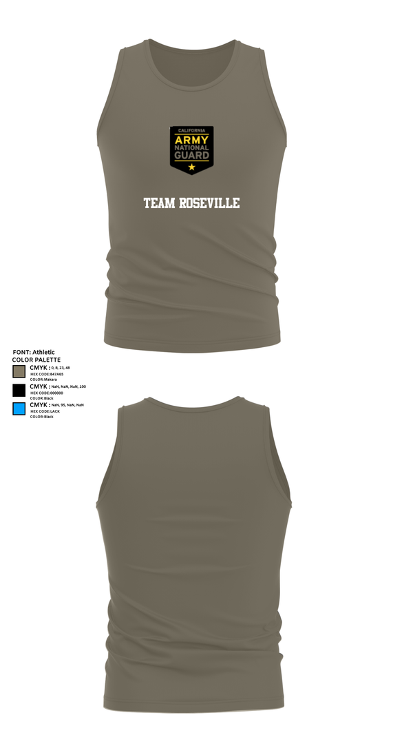 Tank Top, Team Roseville, , Teamtime, Team time, sublimation, custom sports apparel, team uniforms, spirit wear, spiritwear, sports uniforms, custom shirts, team store, custom team store, fundraiser sports, apparel fundraiser