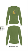1-105th cavalry 36351622 Women's Long Sleeve V-neck Shirt - 42