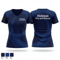Hickman Fire and Rescue 82531210 Women's Short Sleeve V-neck Shirt - 1