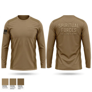 Long Sleeve Performance Shirt, Spiritual Forces The Lords Army, Police, Teamtime, Team time, sublimation, custom sports apparel, team uniforms, spirit wear, spiritwear, sports uniforms, custom shirts, team store, custom team store, fundraiser sports, apparel fundraiser