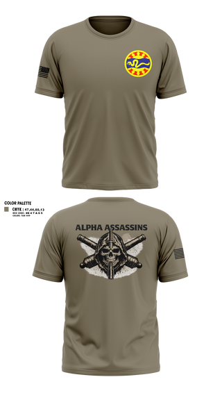 Old School Cotton Feel Shirt, 1-148 FA A Btry, National Guard, Teamtime, Team time, sublimation, custom sports apparel, team uniforms, spirit wear, spiritwear, sports uniforms, custom shirts, team store, custom team store, fundraiser sports, apparel fundraiser