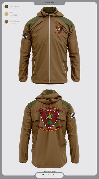 Windbreaker, 3d Combat Engineer Battalion, , Teamtime, Team time, sublimation, custom sports apparel, team uniforms, spirit wear, spiritwear, sports uniforms, custom shirts, team store, custom team store, fundraiser sports, apparel fundraiser