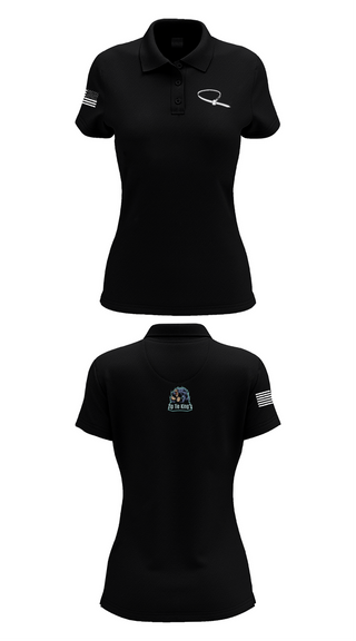 Womens Short Sleeve Performance Polo, Zip Tie King’s, , Teamtime, Team time, sublimation, custom sports apparel, team uniforms, spirit wear, spiritwear, sports uniforms, custom shirts, team store, custom team store, fundraiser sports, apparel fundraiser