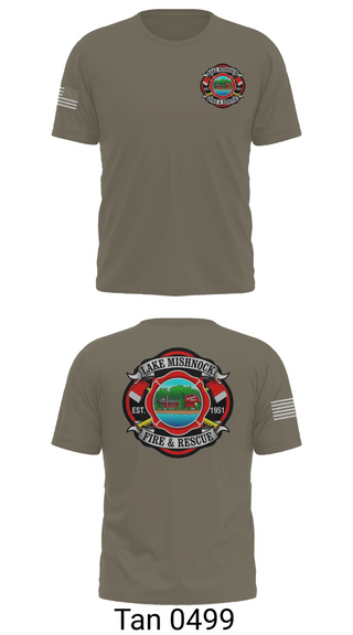 Short Sleeve Performance Shirt, Lake Mishnock Fire Rescue, Fire Department, Teamtime, Team time, sublimation, custom sports apparel, team uniforms, spirit wear, spiritwear, sports uniforms, custom shirts, team store, custom team store, fundraiser sports, apparel fundraiser