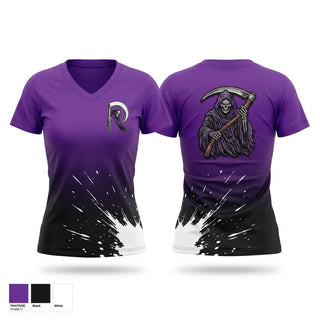 Womens Short Sleeve Vneck Shirt, Windy City Reapers, Baseball, Teamtime, Team time, sublimation, custom sports apparel, team uniforms, spirit wear, spiritwear, sports uniforms, custom shirts, team store, custom team store, fundraiser sports, apparel fundraiser