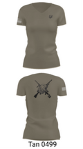 APM 1-25 83857277 Women's Short Sleeve V-neck Shirt - 68