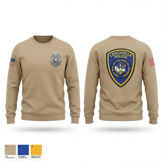 Crew Neck Sweatshirt, Leachville Police Department, Police, Teamtime, Team time, sublimation, custom sports apparel, team uniforms, spirit wear, spiritwear, sports uniforms, custom shirts, team store, custom team store, fundraiser sports, apparel fundraiser