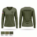 Claiborne county sheriffs office Women's Long Sleeve V-neck Shirt - 1