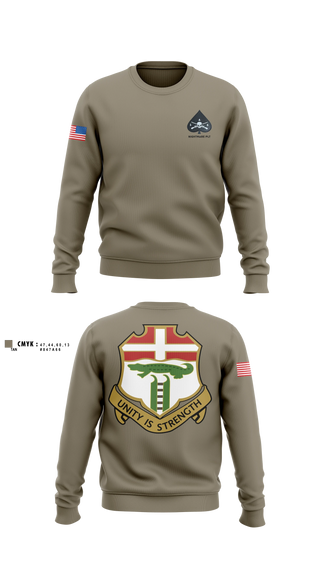 Crew Neck Sweatshirt, 1-6 infantry regiment, Army, Teamtime, Team time, sublimation, custom sports apparel, team uniforms, spirit wear, spiritwear, sports uniforms, custom shirts, team store, custom team store, fundraiser sports, apparel fundraiser