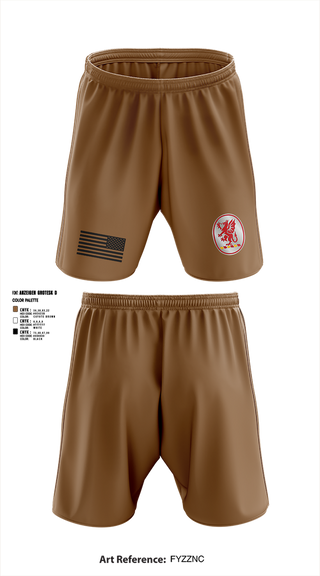 Athletic Shorts With Pockets, 3rd Battalion 13th Field Artillery Regiment, , Teamtime, Team time, sublimation, custom sports apparel, team uniforms, spirit wear, spiritwear, sports uniforms, custom shirts, team store, custom team store, fundraiser sports, apparel fundraiser