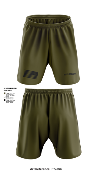 Athletic Shorts With Pockets, Death dealers, , Teamtime, Team time, sublimation, custom sports apparel, team uniforms, spirit wear, spiritwear, sports uniforms, custom shirts, team store, custom team store, fundraiser sports, apparel fundraiser