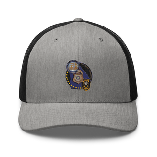Police Department Academy 4041220 Retro Trucker Hat | Yupoong 6606