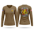 USANEC-O 54416933 Women's Long Sleeve V-neck Shirt - 3