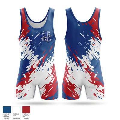 Atwater Falcons 86123511 Wrestling Singlet - 1