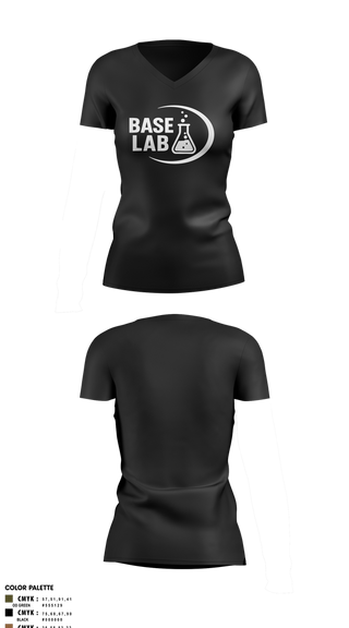 Womens Short Sleeve Vneck Shirt, BaseLab, , Teamtime, Team time, sublimation, custom sports apparel, team uniforms, spirit wear, spiritwear, sports uniforms, custom shirts, team store, custom team store, fundraiser sports, apparel fundraiser