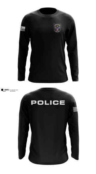 Long Sleeve Performance Shirt, PERRY POLICE DEPARTMENT, Police, Teamtime, Team time, sublimation, custom sports apparel, team uniforms, spirit wear, spiritwear, sports uniforms, custom shirts, team store, custom team store, fundraiser sports, apparel fundraiser