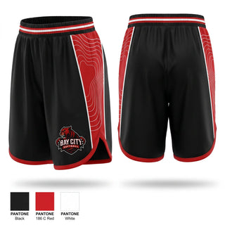 Womens Shorts, Bay City Panthers, Softball, Teamtime, Team time, sublimation, custom sports apparel, team uniforms, spirit wear, spiritwear, sports uniforms, custom shirts, team store, custom team store, fundraiser sports, apparel fundraiser