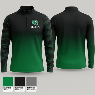 Quarter Zip Jacket, Kc Rebels, Track & Field, Teamtime, Team time, sublimation, custom sports apparel, team uniforms, spirit wear, spiritwear, sports uniforms, custom shirts, team store, custom team store, fundraiser sports, apparel fundraiser