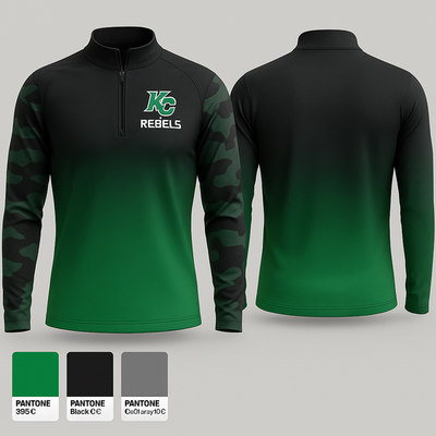Kc Rebels 77242947 Quarter Zip Jacket - 1