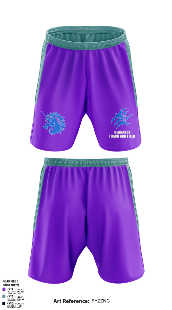 Athletic Shorts With Pockets, Kennandy, Track & Field, Teamtime, Team time, sublimation, custom sports apparel, team uniforms, spirit wear, spiritwear, sports uniforms, custom shirts, team store, custom team store, fundraiser sports, apparel fundraiser