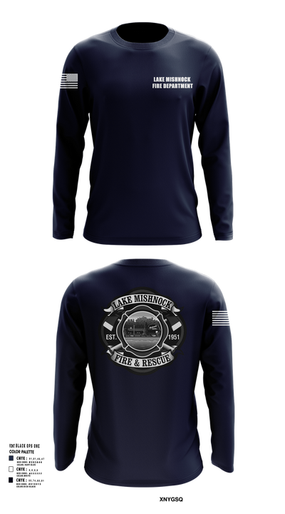 Lake Mishnock Fire Department 27016825 Long Sleeve Performance Shirt 101