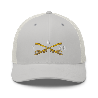 A Troop, 1st squadron-299th Calvary Regiment 70291790 Retro Trucker Hat | Yupoong 6606