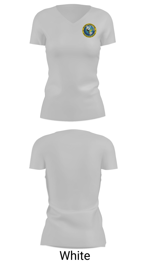Womens Short Sleeve Vneck Shirt, Global executive protection group, , Teamtime, Team time, sublimation, custom sports apparel, team uniforms, spirit wear, spiritwear, sports uniforms, custom shirts, team store, custom team store, fundraiser sports, apparel fundraiser