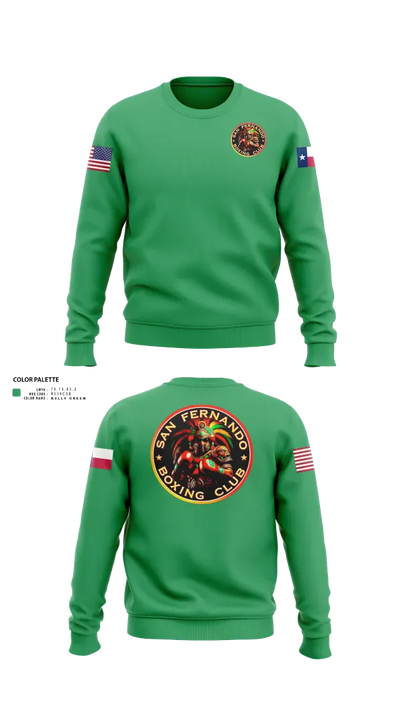 San Fernando Boxing Club 92427997 Crew Neck Sweatshirt - 210